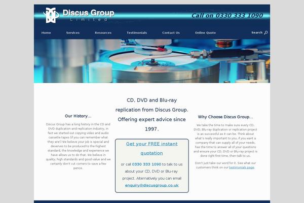 WordPress website example screenshot