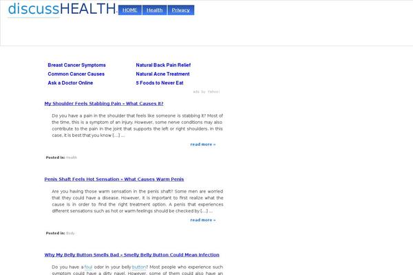 WordPress website example screenshot