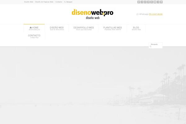 disenoweb theme websites examples