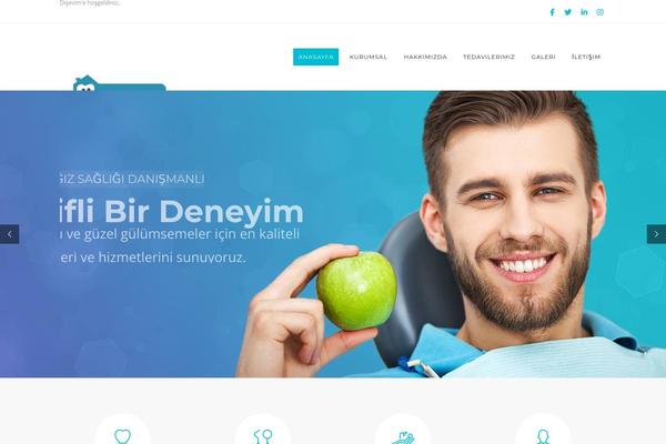 Dentalia theme site design template sample