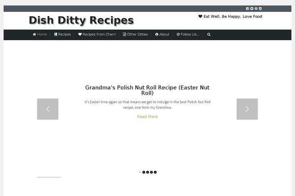 dish-ditty.com site used Cookbook