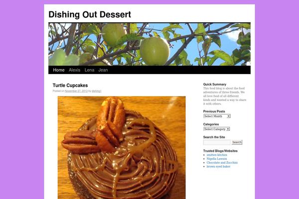 Twenty Ten theme site design template sample