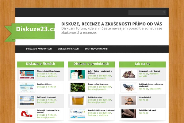 diskuze23.cz site used Mizmore1.0