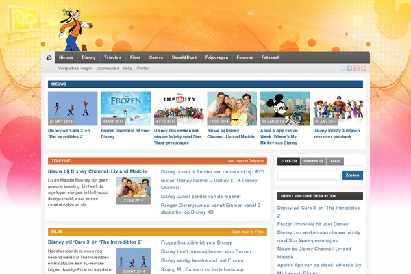 disneyfan.nl site used Disney