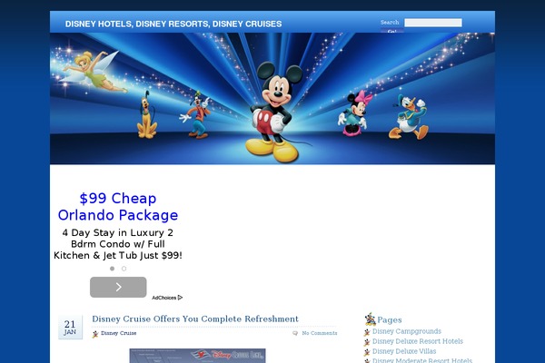 disneyhotelslist.com site used Disneymagic