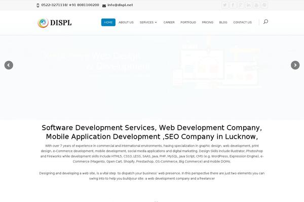 displ.net site used Displ-child-theme