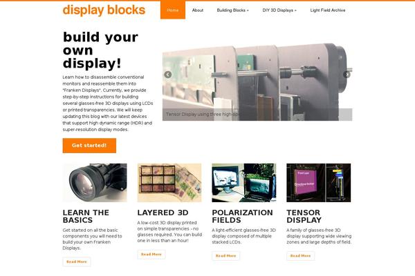 discover theme site design template sample