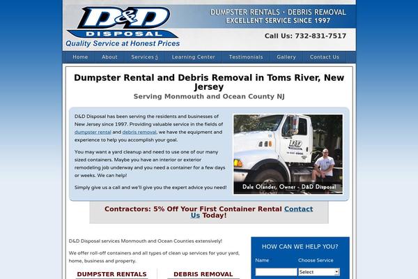 Frontier theme site design template sample