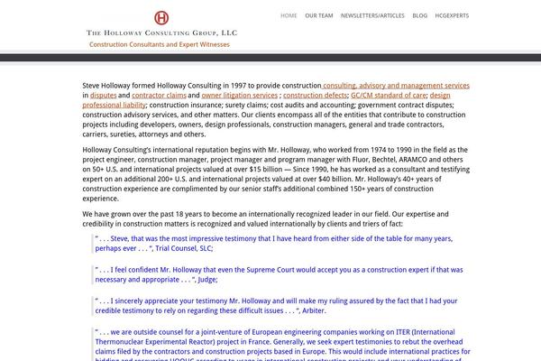 Minima theme site design template sample