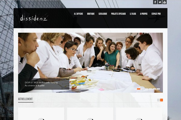 Black-and-white theme site design template sample