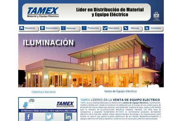 distamex.com.mx site used Tamex-child