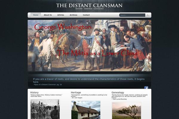 distant-clansman.com site used Bluewood