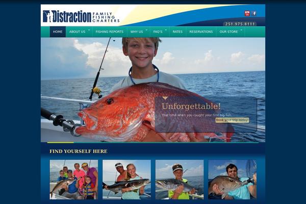 distractioncharters.com site used Theme1812