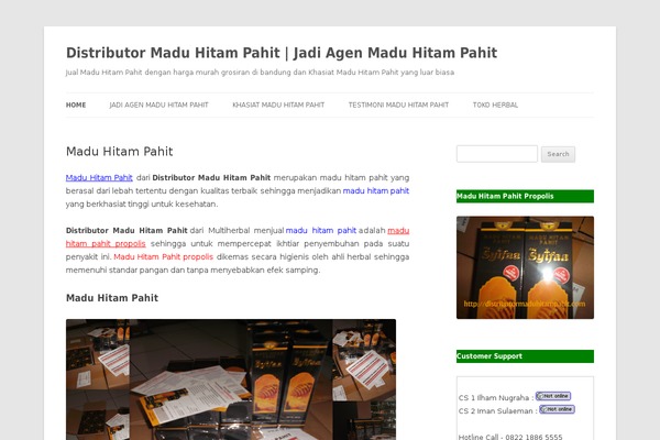 Twenty Twelve theme site design template sample