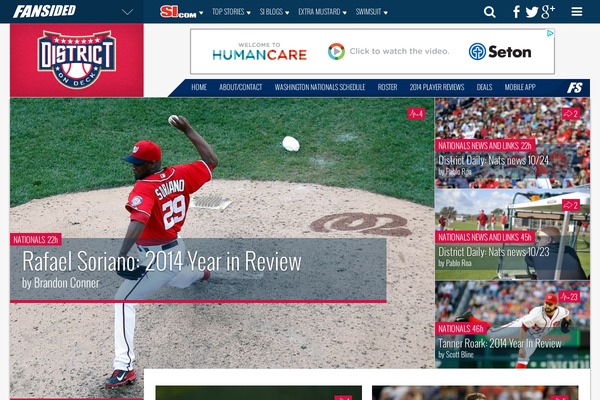 Fansided_v4 theme site design template sample