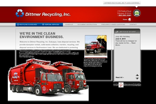 dittmerrecycling.com site used Roots