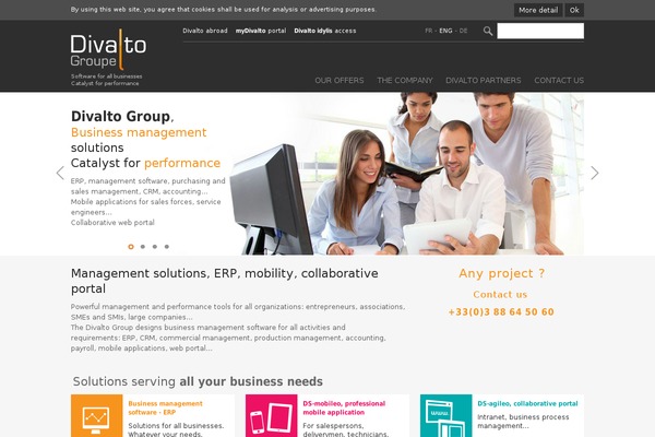 divalto.fr site used Divalto
