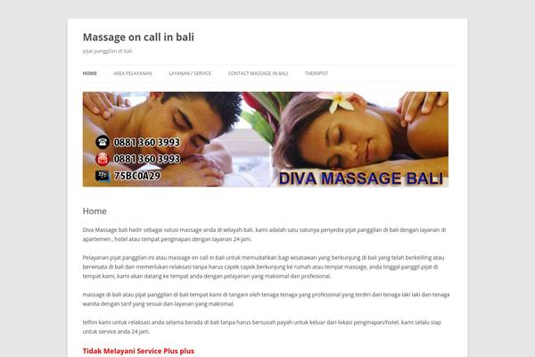 WordPress website example screenshot