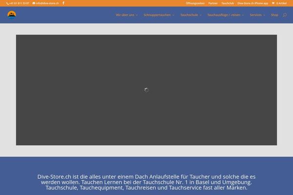 dive-store.ch site used Dive-store
