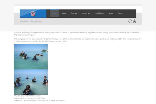 WordPress website example screenshot