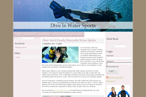 divein-watersports.com site used Ranunculus