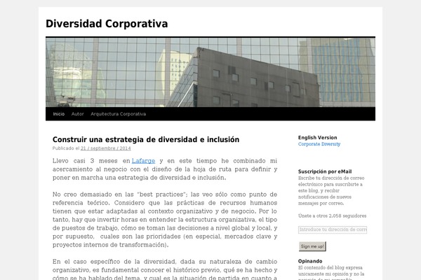 WordPress website example screenshot
