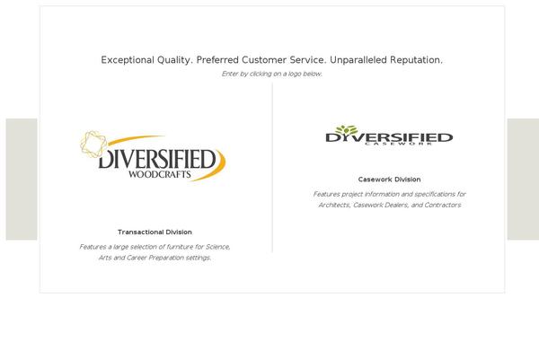 diversifiedwoodcrafts.com site used Diversified
