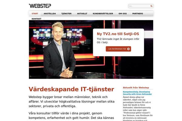 diversify.se site used Webstep-se