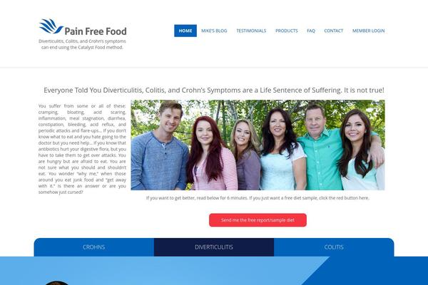diverticulitispainfreefood.com site used Diverticulitis