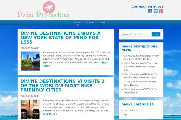 divined WordPress theme, websites list used divined theme divined theme websites examples