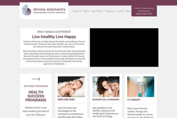 Squared theme site design template sample