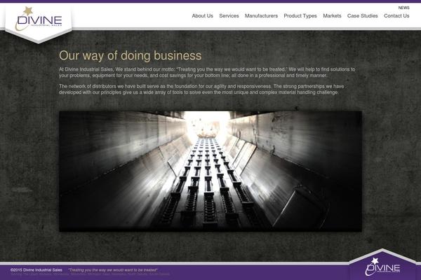 divineindustrialsales.com site used Divine-new
