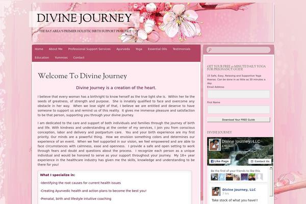 Bouquet theme site design template sample