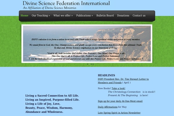 divinesciencefederation.org site used Dsfi