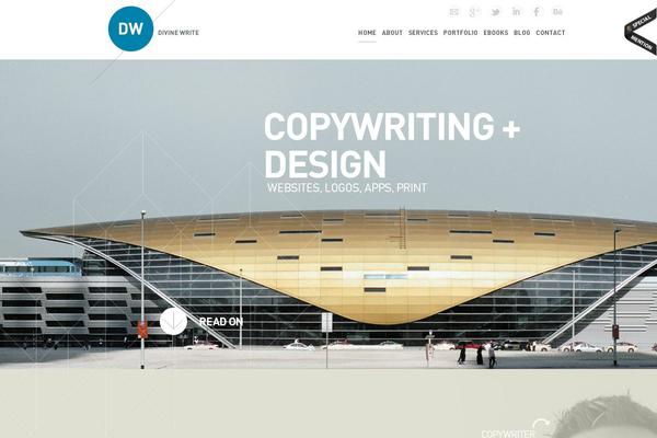 divinewrite theme websites examples