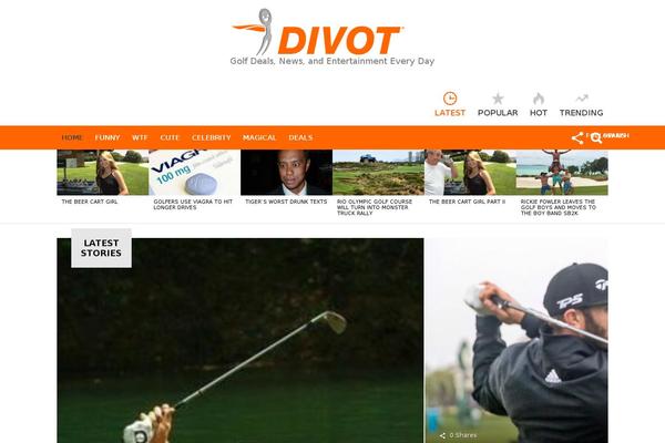 divot.com site used Divot-child
