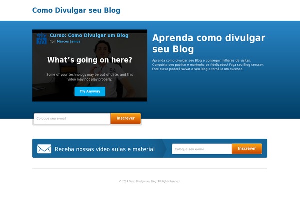 divulgarblog.com.br site used JustLanded