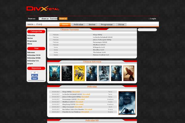 divxtotal.com site used Divxtotal