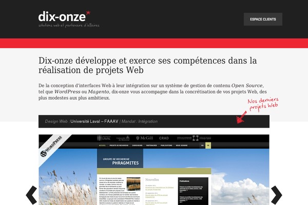 dix-onze.ca site used Dixonze