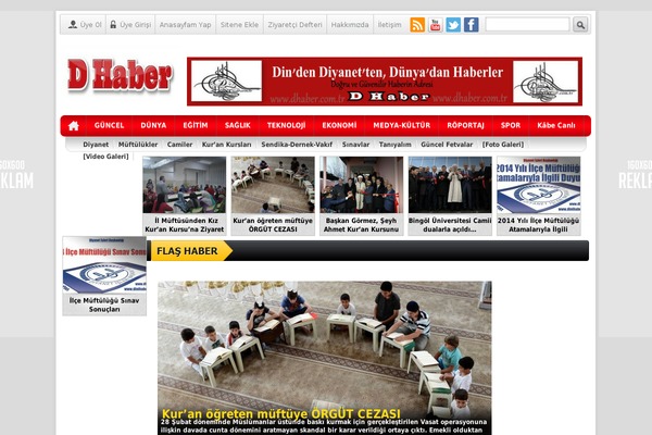 Haber theme site design template sample