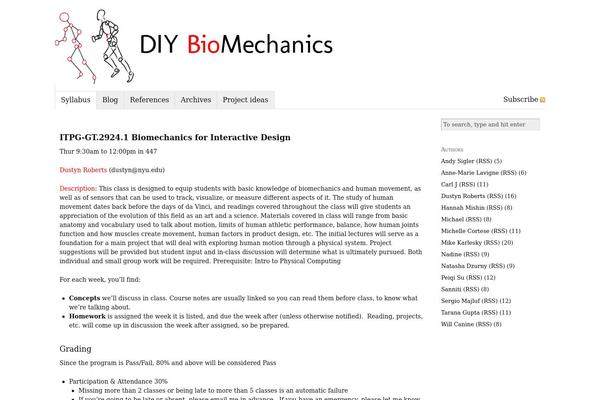 Thesis_182 theme site design template sample