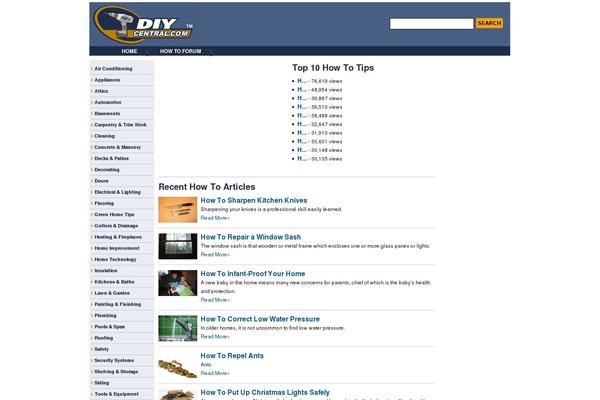 diycentral.com site used Howtotips-v1