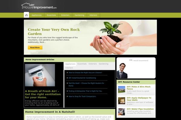 homeimprovement theme websites examples