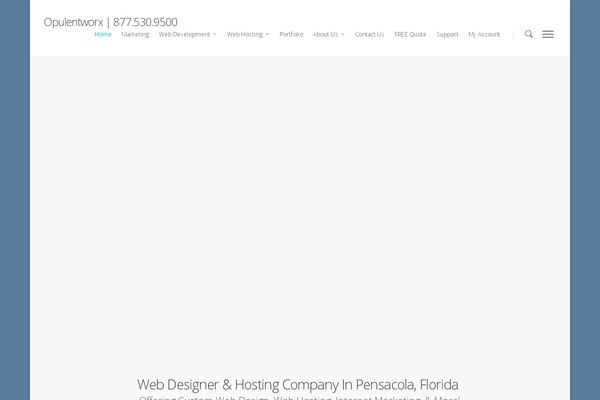 WordPress website example screenshot
