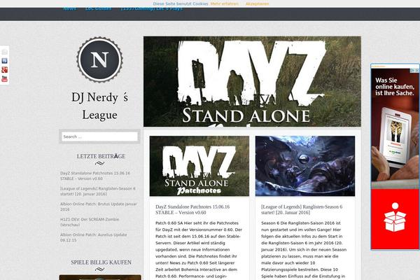 dj-nerdy.com site used Nomad