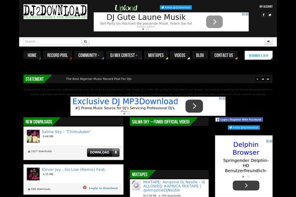 dj2download.com site used Dj2d-files