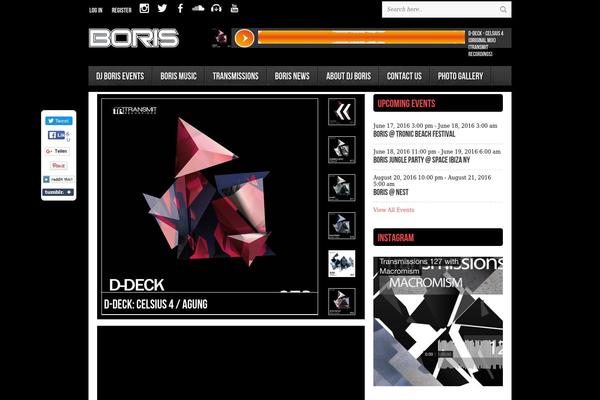 avenue theme site design template sample