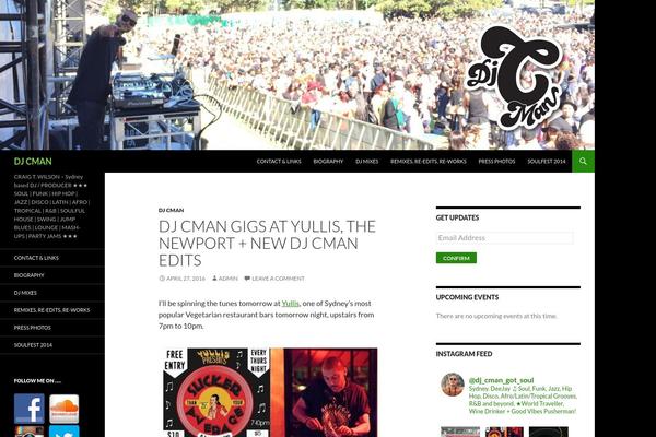 WordPress website example screenshot