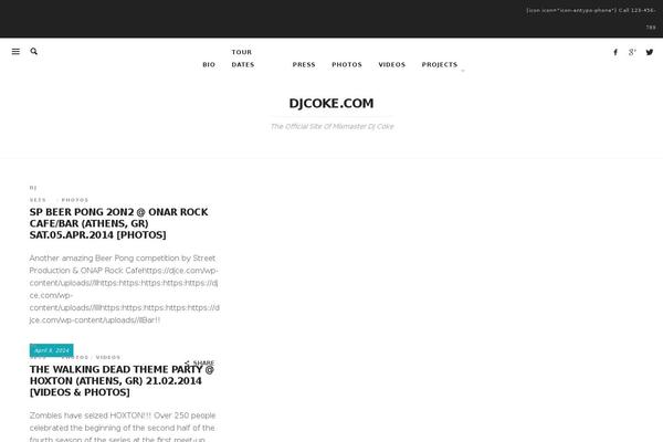 djcoke.com site used Bg