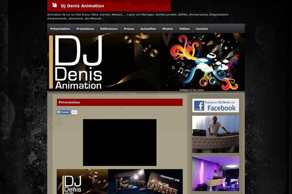 djdenisanimation.com site used Dj-theme